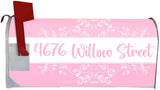 Flora Personalized Mailbox Decals Cover Custom Address VWAQ - PMBM17