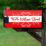 Flora Personalized Mailbox Decals Cover Custom Address VWAQ - PMBM17