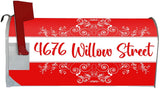 Flora Personalized Mailbox Decals Cover Custom Address VWAQ - PMBM17