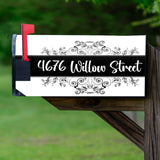Flora Personalized Mailbox Decals Cover Custom Address VWAQ - PMBM17