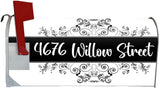 Flora Personalized Mailbox Decals Cover Custom Address VWAQ - PMBM17