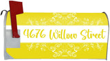 Flora Personalized Mailbox Decals Cover Custom Address VWAQ - PMBM17