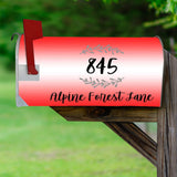 Customized Monogram Mailbox Covers Magnetic - Personalized Mailbox Decor VWAQ - PMBM5