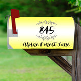 Customized Monogram Mailbox Covers Magnetic - Personalized Mailbox Decor VWAQ - PMBM5