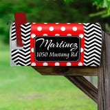Custom Mailbox Cover - Personalized Magnetic Mailbox Wrap Name and Address VWAQ - PMBM8