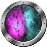 Outer Space Wall Cling, Universe Space Window Porthole Decal - VWAQ Vinyl Wall Art Quotes and Prints