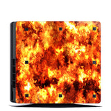 VWAQ PS4 Slim Flame Decal Sticker Playstation 4 Slim Console Fire Skin Cover - PSGC3 - VWAQ Vinyl Wall Art Quotes and Prints