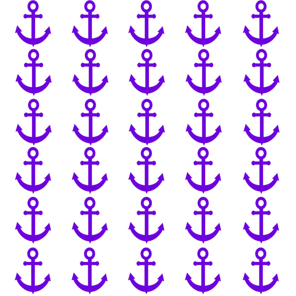 VWAQ Nautical Theme Peel & Stick Pack of Anchor Wall Decals - VWAQ Vinyl Wall Art Quotes and Prints