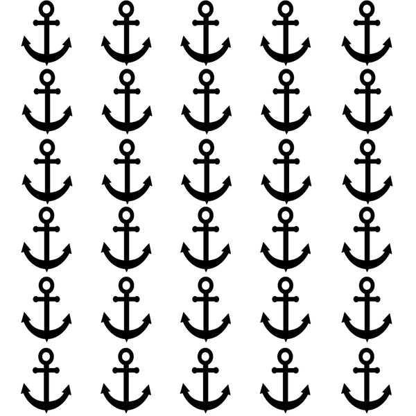 VWAQ Nautical Anchor Theme Peel & Stick Pack of Wall Decals - VWAQ Vinyl Wall Art Quotes and Prints