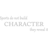 Sports Do Not Build Character They Reveal It Basketball John Wooden Wall Decal VWAQ - V2