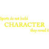 Sports Do Not Build Character They Reveal It Basketball John Wooden Wall Decal VWAQ - V2