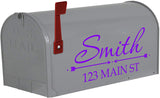 Personalized Name on Mailbox Decals VWAQ - TTC17