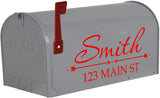 Personalized Name on Mailbox Decals VWAQ - TTC17