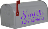 Personalized Mailbox Name Sticker Custom Mailbox Address Decals VWAQ - TTC19