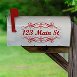 Custom Mailbox Letters Street Address Decals VWAQ - TTC24