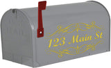 Custom Mailbox Letters Street Address Decals VWAQ - TTC24