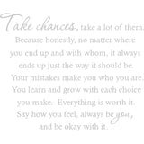 Take Chances a Lot of Them Home Decor Vinyl Wall Decal VWAQ
