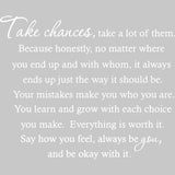 Take Chances a Lot of Them Home Decor Vinyl Wall Decal VWAQ