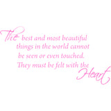 The Best and Most Beautiful Things Vinyl Wall art Decal VWAQ