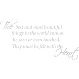 The Best and Most Beautiful Things Vinyl Wall art Decal VWAQ