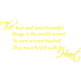 The Best and Most Beautiful Things Vinyl Wall art Decal VWAQ