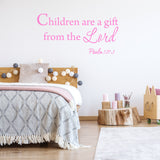 VWAQ Children are a gift from the Lord Wall Quotes Decal - VWAQ Vinyl Wall Art Quotes and Prints