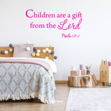 VWAQ Children are a gift from the Lord Wall Quotes Decal - VWAQ Vinyl Wall Art Quotes and Prints