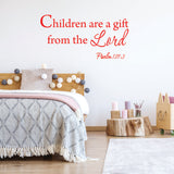 VWAQ Children are a gift from the Lord Wall Quotes Decal - VWAQ Vinyl Wall Art Quotes and Prints