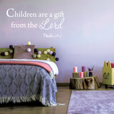 VWAQ Children are a gift from the Lord Wall Quotes Decal - VWAQ Vinyl Wall Art Quotes and Prints