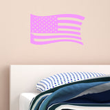 VWAQ Distressed American Flag Vinyl Decal Color Choice US Flag Vinyl Sticker - VWAQ Vinyl Wall Art Quotes and Prints