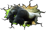 VWAQ Gorilla Wall Decal Silverback Gorilla Peel and Stick Removable Wall Decal - WC28 - VWAQ Vinyl Wall Art Quotes and Prints