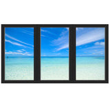 VWAQ - Ocean Window Sticker 3D Wall Decal Office Mural Vinyl Decor - OW06 - VWAQ Vinyl Wall Art Quotes and Prints