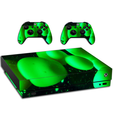 VWAQ Xbox One X Green Skin Lava Lamp | Vinyl Wrap Decal Cover Sticker Skins - XXGC10