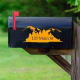 Personalized Mailbox Address Decals Set of 2 Forest Custom Address Vinyl Stickers VWAQ - CMB28