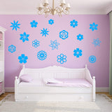 Flower Decals for Wall Nursery - Wall Stickers Decor VWAQ