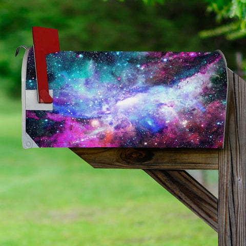 Space Mailbox Covers Magnetic - Galaxy Mailbox Wrap Nebula Decor VWAQ - MBM19