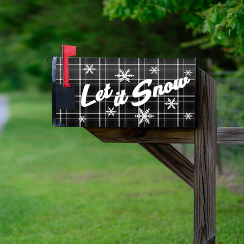 Winter Snow Holiday Magnetic Mailbox Cover VWAQ - MBM50