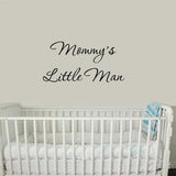 VWAQ Mommy's Little Man Vinyl Wall Decal - VWAQ Vinyl Wall Art Quotes and Prints