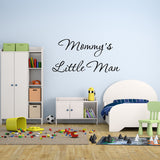 VWAQ Mommy's Little Man Vinyl Wall Decal - VWAQ Vinyl Wall Art Quotes and Prints