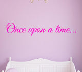 Once Upon A Time Wall Decal