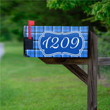 Custom Mailbox Magnetic Mailbox Cover Plaid Design - PMBM18