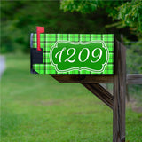 Custom Mailbox Magnetic Mailbox Cover Plaid Design - PMBM18