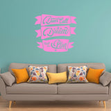 VWAQ Don't Call It A Dream Call It A Plan Inspirational Wall Decal Motivational Home Decor