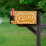Custom Mailbox Magnetic Mailbox Cover Plaid Design - PMBM18