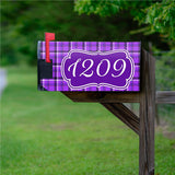 Custom Mailbox Magnetic Mailbox Cover Plaid Design - PMBM18