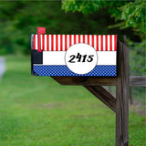 Custom Mailbox Cover American Flag Design Fully Magnetic - PMBM20