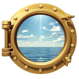 VWAQ Peel and Stick Sea Cruise Window Porthole Vinyl Wall Decal - PO99 - VWAQ Vinyl Wall Art Quotes and Prints