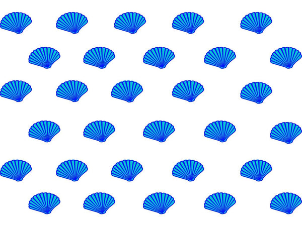 VWAQ Peel and Stick Pack of 30 Sea Shell Vinyl Wall Decals - VWAQ Vinyl Wall Art Quotes and Prints