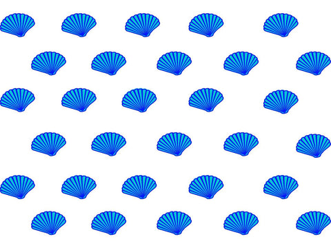 VWAQ Peel and Stick Pack of 30 Sea Shell Vinyl Wall Decals - VWAQ Vinyl Wall Art Quotes and Prints