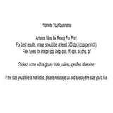 Die Cut Custom Stickers - Make Your Own Logo Stickers